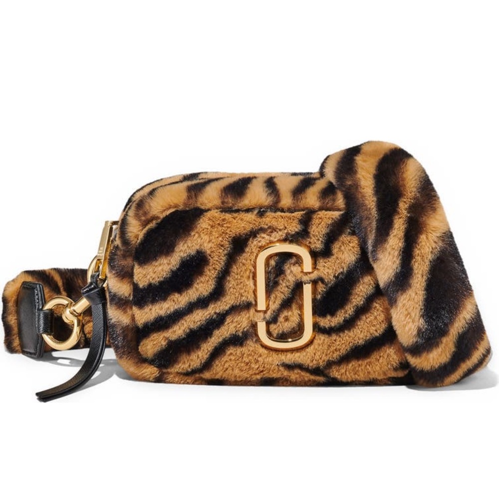 Marc Jacobs Snapshot Faux Fur Crossbody Bag